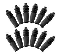 BIUDECO Cubierta Protectora de Cable de Freno para Bicicleta de Montaña Plegable 12 Piezas Funda de Goma Negra Protector de Línea de Freno Resistente y Accesorios