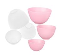 BIUDECO Cuenco De Silicona De 6 Piezas Para Productos Para El Cuidado De La Para De Spa De Multiusos Para Faciales Caseras De Gel De