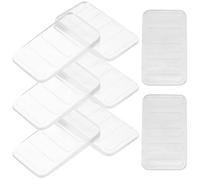 BIUDECO Cuñas de Plástico Transparentes para Muebles y Mesas Niveladores Ajustables Antideslizantes Pack de 8 Unidades Pequeñas para Estabilizar Mesas Sillas y Puertas Hogar y