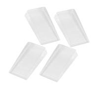 BIUDECO Cuñas Niveladoras Transparentes para Muebles 4 Piezas Bloques Niveladores para Patas de Mesa Cama y Sofá Herramienta para Mejorar la Estabilidad y Proteger Suelos el Hogar