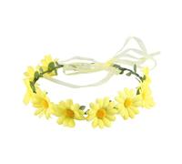 BIUDECO De Flores De Margaritas De Bohemia Diadema Floral Para Boda Guirnalda De Girasoles Tocado Fácil Para Mujer Estilo Bohemio