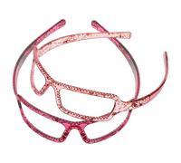 BIUDECO Diademas para Mujer Accesorio Versátil 2 Piezas Diseño de Gafas de Pc para Mantener el Cabello en Su Lugar en Deportes y Lavado de Cara