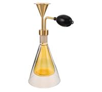 BIUDECO Difusor de Aroma de Vidrio de Doble Capa Bomba Larga de Latón 2.0mm, Probador de Fragancias para SPA y Aceites Esenciales, Frasco Muestreador para Hogar y Centro de Bienestar