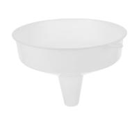 BIUDECO Embudo de Plástico Transparente de Boca Ancha 24 CM Embudo Grande para Vino y Frascos Cono Largo para Elaboración y Vertido Preciso en Cocina y Conservas