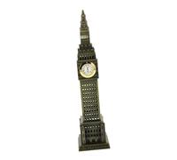 BIUDECO Estatua de Metal Big Vintage para Decoración de Mesa Figura Coleccionable Torre del Reloj de Londres Recuerdo Clásico Souvenir de Inglaterra