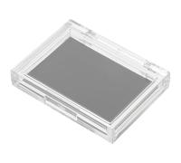 BIUDECO Estuche Compacto Magnético Vacío para Polvos de Sombras de Ojos Caja Recargable Transparente Tamaño Compacto Organizador Portátil para Rubor E Iluminador Adecuado para