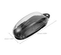 BIUDECO Estuche Transparente para Gafas de Natación de Snorkel, Caja Rígida de Almacenamiento Resistente al Agua de Mar con Sistema Push-Pull, Compacto y Portátil para Deportes Acuáticos