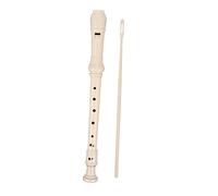 BIUDECO Flauta Dulce Soprano Infantil Abs Resina Ecológica white Fácil de Tocar para Principiantes con Sonido Brillante y Manual de Instrucciones