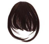 BIUDECO Flequillo Postizo con Pinza y Sienes Extensiones de Cabello Sintético Natural Volumen Extra para Mujer Diseño sin Marcas y Adaptable todo Tipo de Rostro