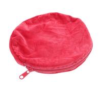 BIUDECO Funda de Franela para Bolsa de Agua Caliente Accesorio Térmico Reutilizable Tamaño Grande Color Vino Tinto Funda Aislante para Terapia de Frío y Calor en Invierno