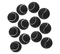 BIUDECO Fundas para Patas de Silla Precortadas en Forma de Pelota de Tenis 12 Unidades Negras Protectores de Suelo Antideslizantes y Silenciosos para Sillas Escritorios y Mesas en