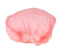 BIUDECO Gorros de Ducha Desechables Rojos de Pe, Protección del Cabello y Aislamiento 100 Piezas para Mujer para Uso en Salón y Hogar