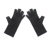 BIUDECO Guantes de Protección Solar Anti-uv para Adultos, Talla M, Negros Puntos de Silicona, Resistentes al Desgaste y Transpirables, Ideales para Ciclismo, Pesca y Fitness al Aire Libre
