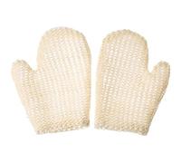 BIUDECO Guantes Exfoliantes Corporales de Cáñamo Sisal 2 Piezas Guantes de Baño Naturales para Limpieza y Masaje Corporal Aptos para Ducha y Cuidado Piel