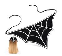 BIUDECO Halloween Bandana Scarf With Spider Web Design Adjustable Tie Closure Lightweight And Breathable Headwear For Adult Women Halloween Party
