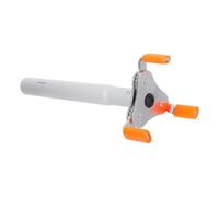 BIUDECO Herramienta para Instalación y Extracción de Detectores de Humo, 2 Piezas con Cabezal de Garra y Poste Corto, Aleación de Aluminio Resistente, Uso Profesional en Techos Altos