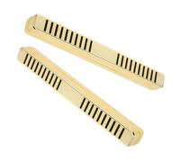 BIUDECO Humidificador Rectangular para Cigarros Dorado 2 Unidades Control de Humedad Preciso para Almacenamiento y Conservación Óptima Humidores y Estuches de Viaje