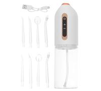 BIUDECO Irrigador Bucal Portátil Recargable USB con Tanque de Limpiador Dental Eléctrico Mini para Cuidado Oral Diario Adecuado para Encías Sensibles y Viajes