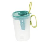 BIUDECO Jarra de Agua de Grande Capacidad Recipiente para Bebidas Tetera para Té Fría Diseño Simple y Seguro para Hogar y Oficina Color Verde