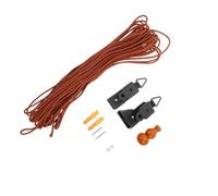 BIUDECO Juego Completo de Mecanismo y Piezas para Persianas de Bambú, Kit de Elevación Cuerdas y Rodillos, Accesorios para Cortinas Enrollables, Instalación Rápida para Color Aleatorio