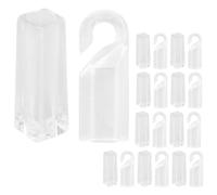 BIUDECO Juego de 20 Piezas para Persianas Verticales Ganchos y Manijas de Repuesto de Plástico Accesorios para Varillas de Inclinación Compatibles Cortinas y Uso Doméstico