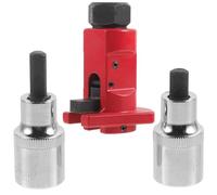 BIUDECO Juego de 3 Herramientas Manuales para Separar Puntales de Suspensión de Coche Color Rojo Diseño Compacto y Ligero Accesorio Mecánico para Desmontaje y Reparación Automotriz