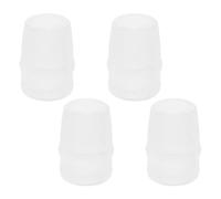 BIUDECO Juego de 4 Válvulas de Mordida de Silicona para Botella Deportiva, Boquillas White de Repuesto, Compatibles Vejigas de Hidratación para Ciclismo y Trekking