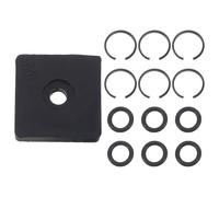 BIUDECO Juego de Anillos de Retención de Impacto 3/8 con Abrazaderas y Juntas Tóricas 13 Piezas con Herramienta de Instalación Compatible con Llaves Eléctricas y Neumáticas para