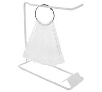 BIUDECO Juego de Exhibición para Arte de Uñas con 50 Consejos Acrílicos Redondos, Soporte de Hierro Blanco Resistente y Anillo, Accesorios para Practicar Uñas y Decoración Profesional