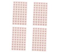 BIUDECO Kit de Acupresión para Oídos 240 Parches de Plástico Amarillo Que Alivian de Cabeza y Facilitan Colocación Precisa para Cuidado Auricular