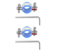 BIUDECO Kit de Reparación para Silla de Oficina Que Se Hunde 2 Piezas de Topes Ajustables de Acero Inoxidable 304 Arandelas de Goma Incluye Llave Allen Soporte Resistente para Ajuste