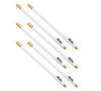 BIUDECO Lápiz de Cejas Multifunción de Madera 6 Piezas con Sacapuntas Incorporado Delineador Fino para Ojos y Barba Color Resistente al Agua Herramienta para Cejas y Maquillaje