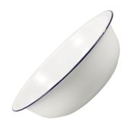 BIUDECO Lavabo Esmaltado 34 CM para Remojar Pies Bañera Vintage Multifuncional para Baños de Pies y Lavado Cuenco Duradero para Cuidado Personal y Lavandería Hogar