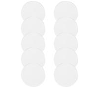 BIUDECO Lente biconvexa acrílico redonda 10pcs para experimentación física portátil y diseño multiuso