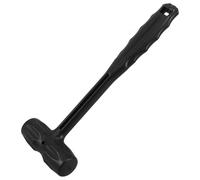 BIUDECO Martillo de Goma Negro para Camping Diseño Integrado y Alta Durabilidad, Herramienta Portátil Adecuado para Uso Doméstico y Actividades al Aire Libre