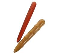 BIUDECO Masajeador de Pies Manual de Madera 2 Piezas Diseño Tradicional Fácil de Sostener para Aliviar la Tensión Corporal mientras Ves Televisión