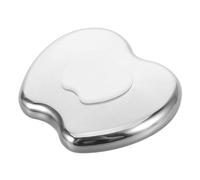 BIUDECO Masajeador Facial Inoxidable con Efecto Refrescante Herramienta Guasha Metálica Forma de Manzana para Masajes Faciales Cuello Tabla de Raspado para Reafirmar Portátil y Duradera