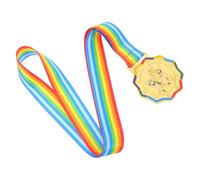 BIUDECO Medalla de Oro Cinta Cuello, Premio Ligero de Metal para Patinaje Infantil, Medallas Deportivas para Competiciones y Eventos Escolares de Patinaje sobre Hielo