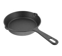 BIUDECO Mini Sartén de Hierro Fundido Cast Iron Skillet para Huevos Distribución Uniforme del Calor y Diseño Compacto Adecuado para Cocinas Pequeñas y Camping