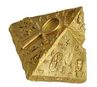 BIUDECO Modelo de Pirámide Egipcia de Resina Decorativa para Dormitorio Escultura Artesanal Realista para Decoración del Hogar y Mesa de Arena Adorno Único para Ambiente Clásico