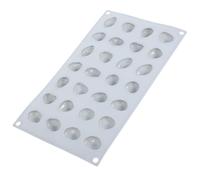 BIUDECO Molde de Silicona para Hornear Chocolate Forma de Guijarros 28 Cavidades 11.8X6.9 Pulgadas para Repostería en Casa y Decoración de Postres