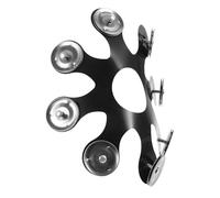 BIUDECO Pandereta de Percusión Hihat Superposición Tonal Mejorada, Accesorio para Platillos de Batería Campanas, Adecuado para Música