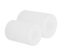 BIUDECO Pantalla Cilíndrica de Vidrio Mate 2 Piezas, Diámetro 90 Mm y 100 Mm, Compatible con Portalámparas E27, Pantalla para Lámpara de Mesa y Colgante, Difusor de Luz Suave para