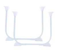 BIUDECO Patas Plegables Tipo Horquilla para Mesas Patas Metálicas Resistentes de Metal Inoxidable Soporte Plegable 2 Piezas para Muebles de Bricolaje Mesa Auxiliar Mesita de Noche