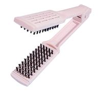 BIUDECO Peine Alisador y Mejora la Textura del Cabello y Viajes para Uso Diario Diseño Plegable en Forma de V, Material Plástico, Portátil para Mujer