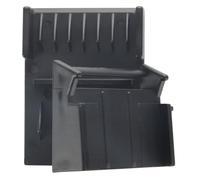 BIUDECO Peine Guía de Corte para Peluquería de Abs Negro, Protector para Recortadora Función de Alargar y Alisar, Adecuado para Estilistas y Salones Profesionales