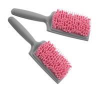 BIUDECO Peine para Cabello de Secado Rápido 2 Piezas, Esponja Absorbente Rosa, Cepillo Paleta Desenredante para Ducha y Cuidado del Cuero Cabelludo, Adecuado para Todo Tipo