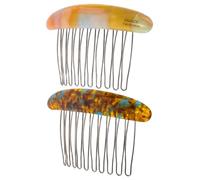 BIUDECO Peinetas laterales francesas 2pcs para mujeres, accesorios para cabello fino con funcionalidad versátil para peinados variados