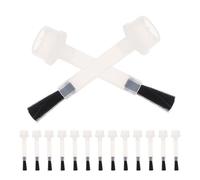 BIUDECO Pinceles de Repuesto para Esmalte de Uñas en Gel 10 Unidades 11×45 Mm Aplicador de Esmalte de Uñas Cepillo para Botella Adecuado para Manicura Profesional y Decoración