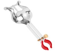 BIUDECO Pinza para Partituras Plateada Ligera y Compacta de Hierro Acabado de Metal Niquelado para Músicos de Marcha